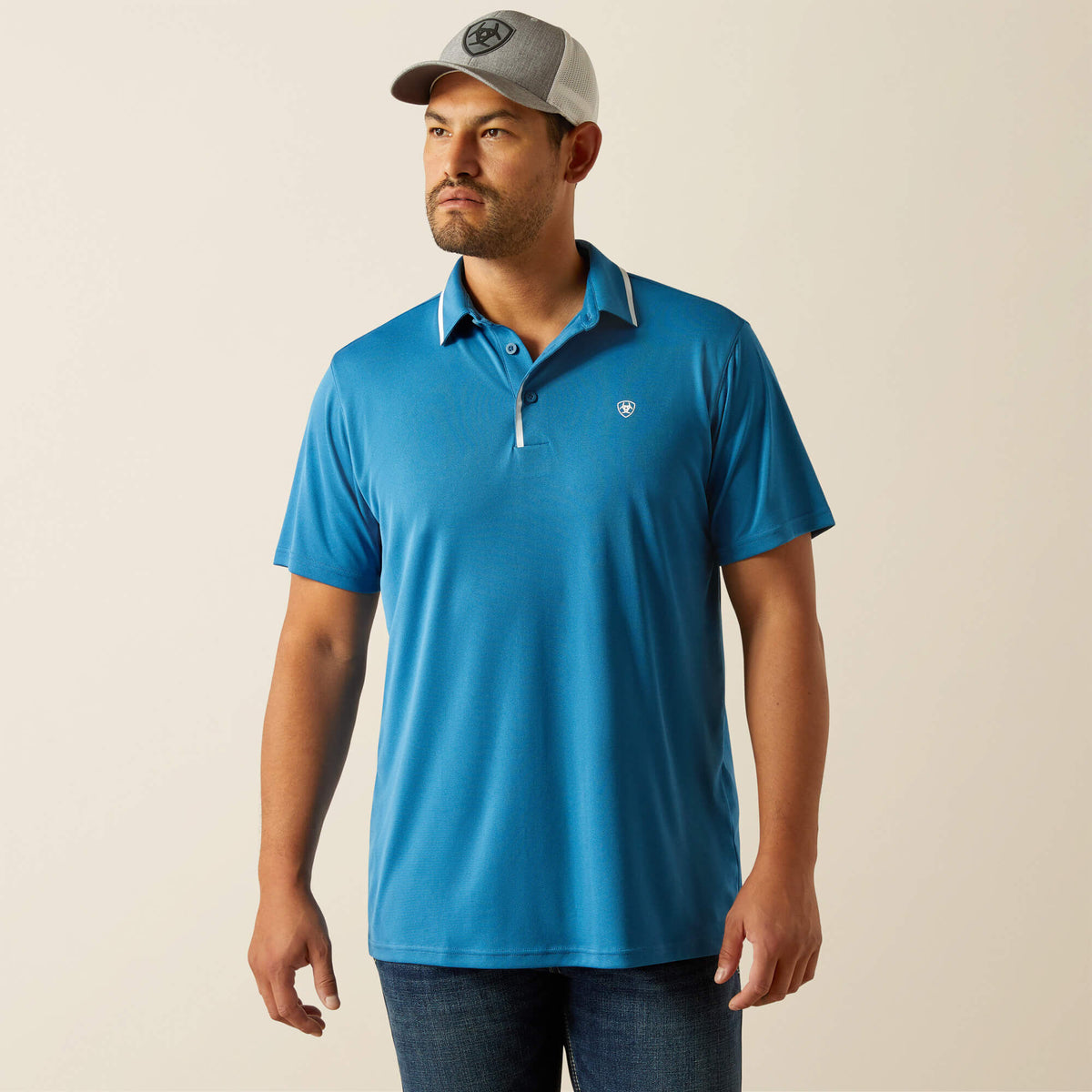 Men Welded TEK Fitted Short Sleeve Polo | Ariat Outlet