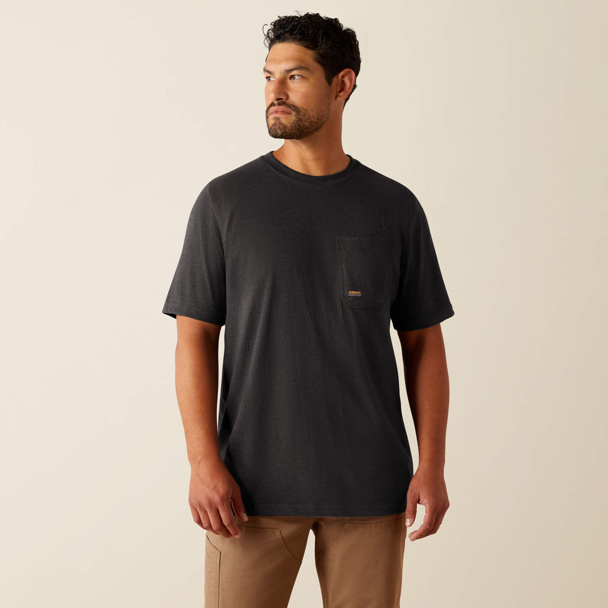 Men Rebar Cotton Strong Logo T-Shirt | Ariat
