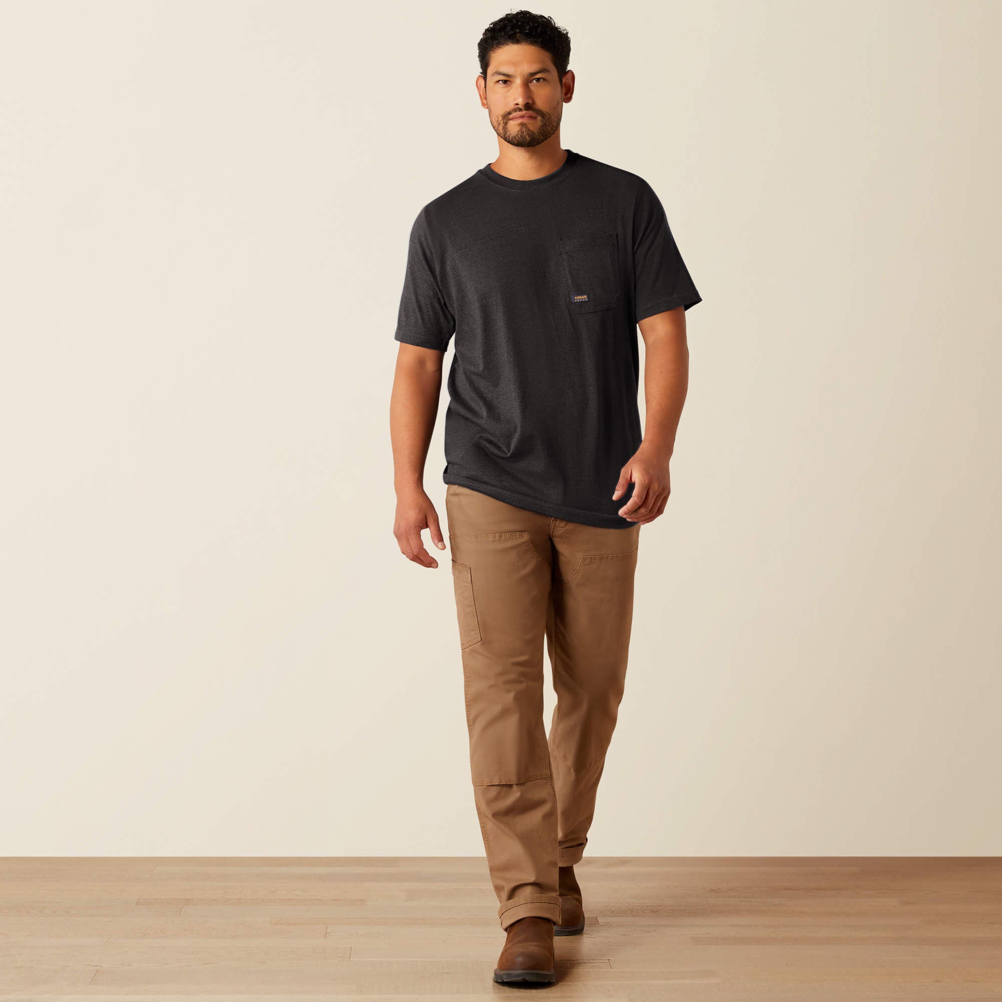Men Rebar Cotton Strong Logo T-Shirt | Ariat