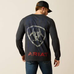 Men Ariat Stamped Freedom Classic Fit Long Sleeve T-Shirt | Ariat near me