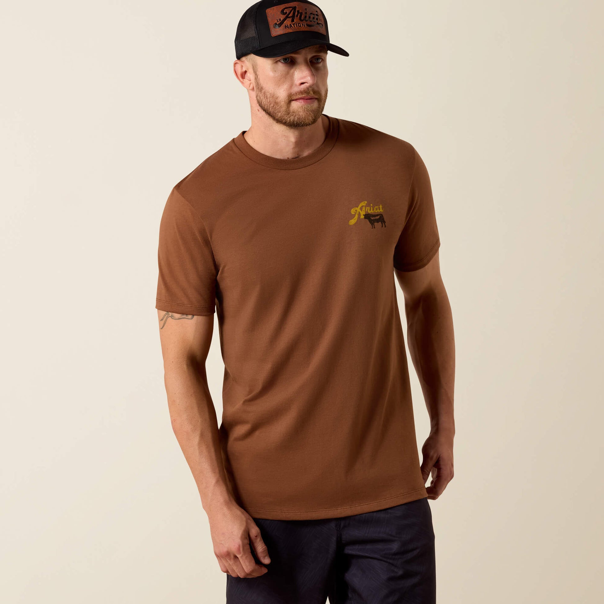 Men Ariat BBQ Smoke Classic Fit T-Shirt | Ariat