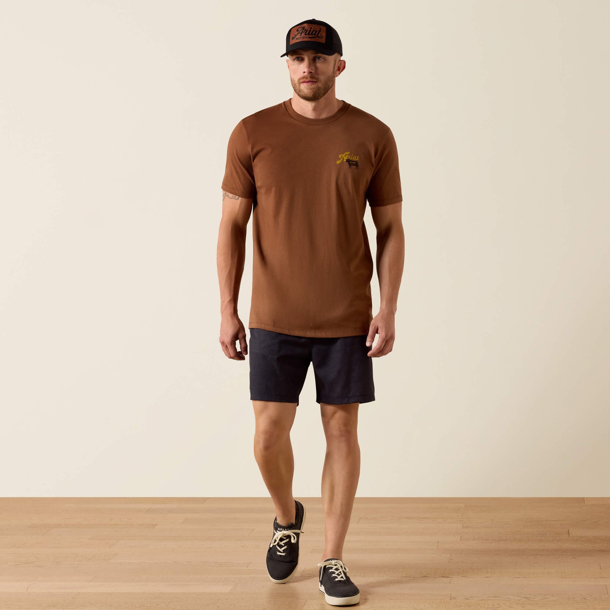 Men Ariat BBQ Smoke Classic Fit T-Shirt | Ariat