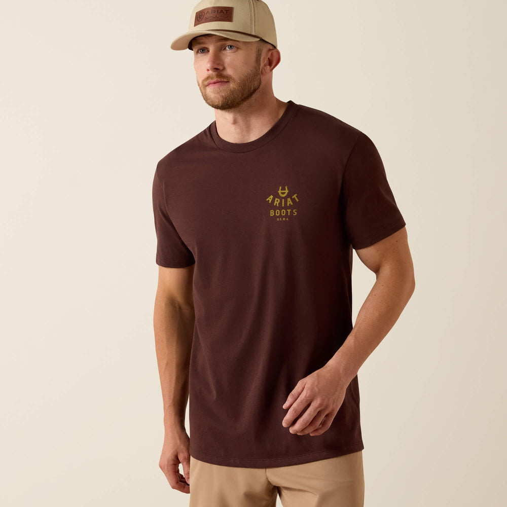 Men Ariat Western Ropes Classic Fit T-Shirt | Ariat Online