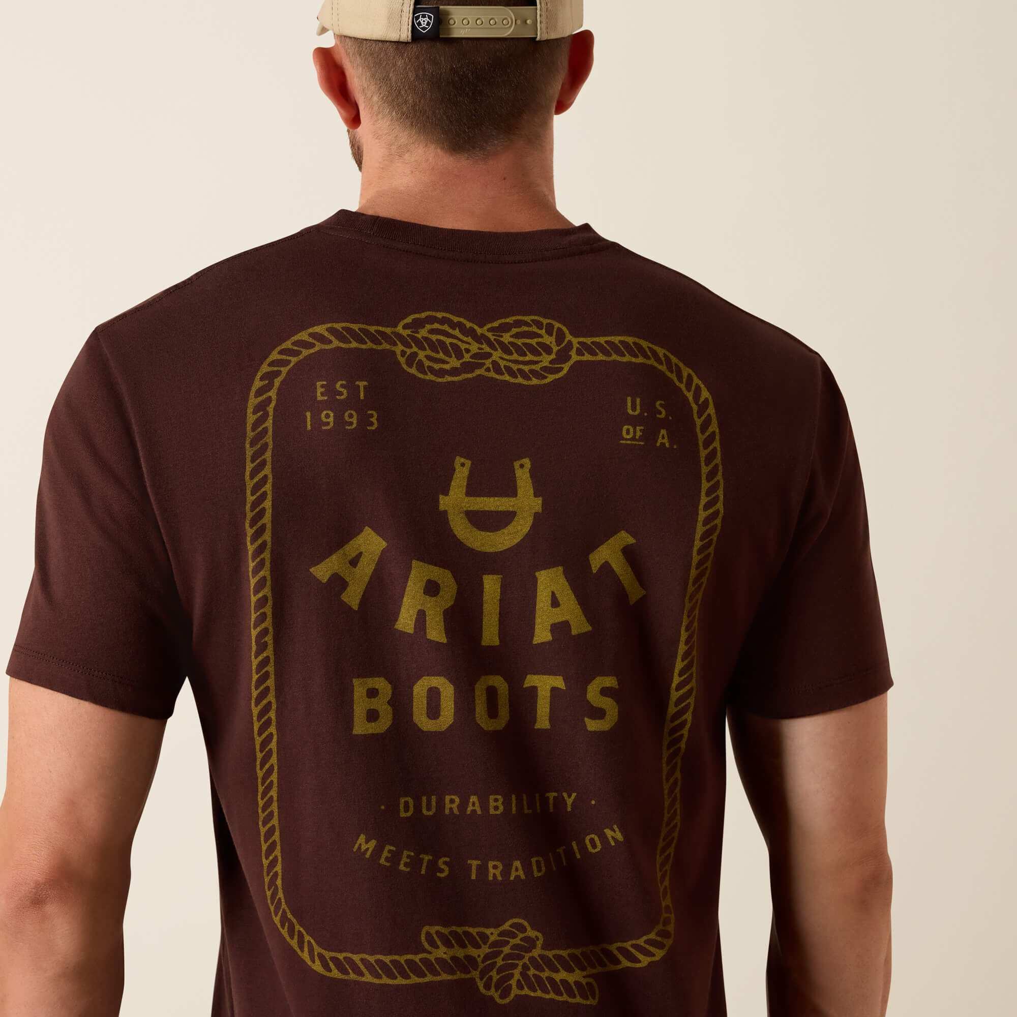 Men Ariat Western Ropes Classic Fit T-Shirt | Ariat Online