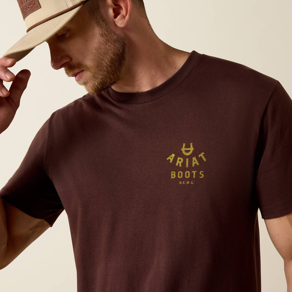 Men Ariat Western Ropes Classic Fit T-Shirt | Ariat Online