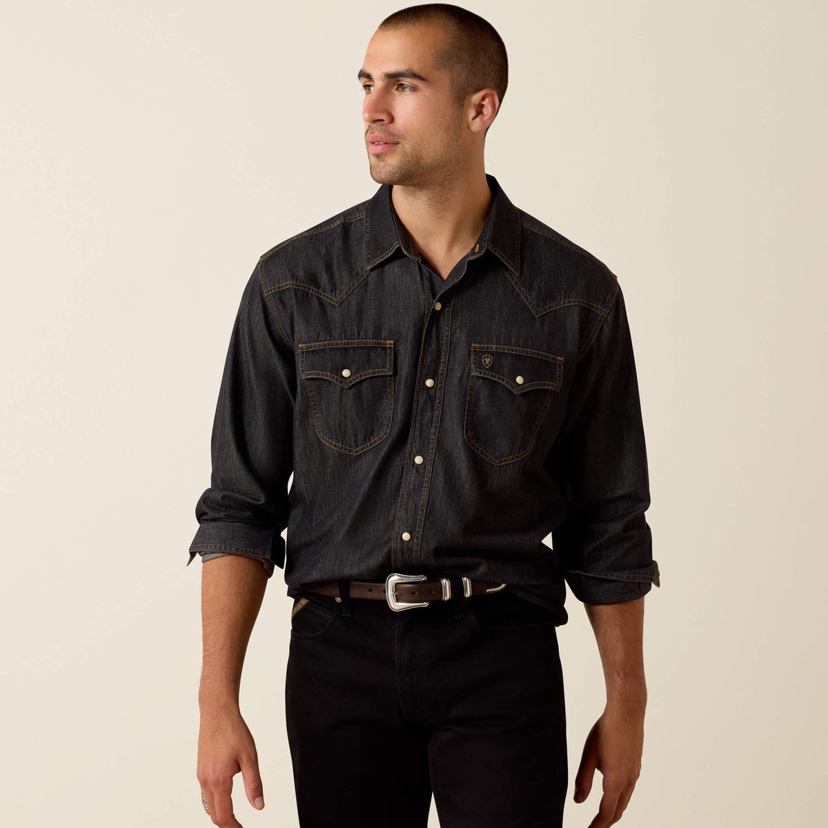 Men Retro Halford Fitted Snap Shirt | Ariat Online