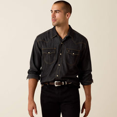 Men Retro Halford Fitted Snap Shirt | Ariat Online