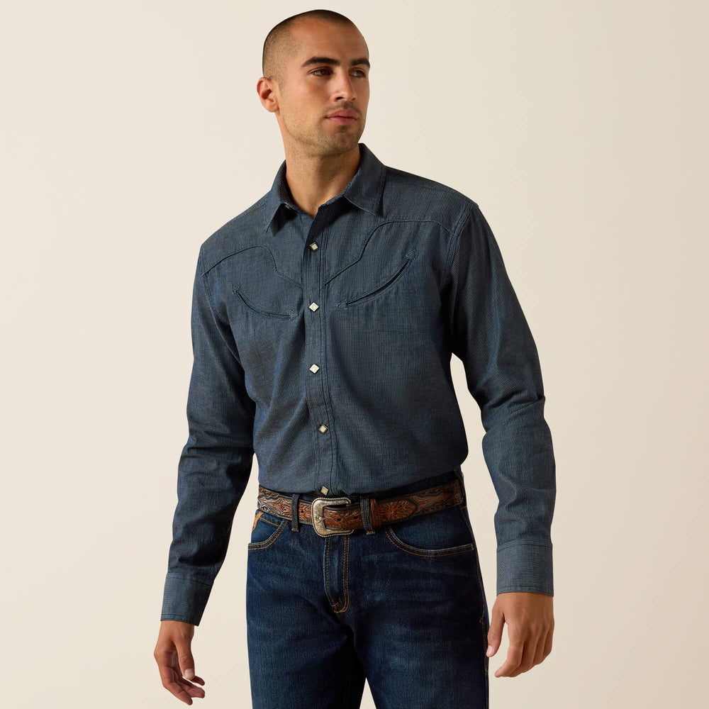 Men Retro Harlan Fitted Snap Shirt | Ariat on sale