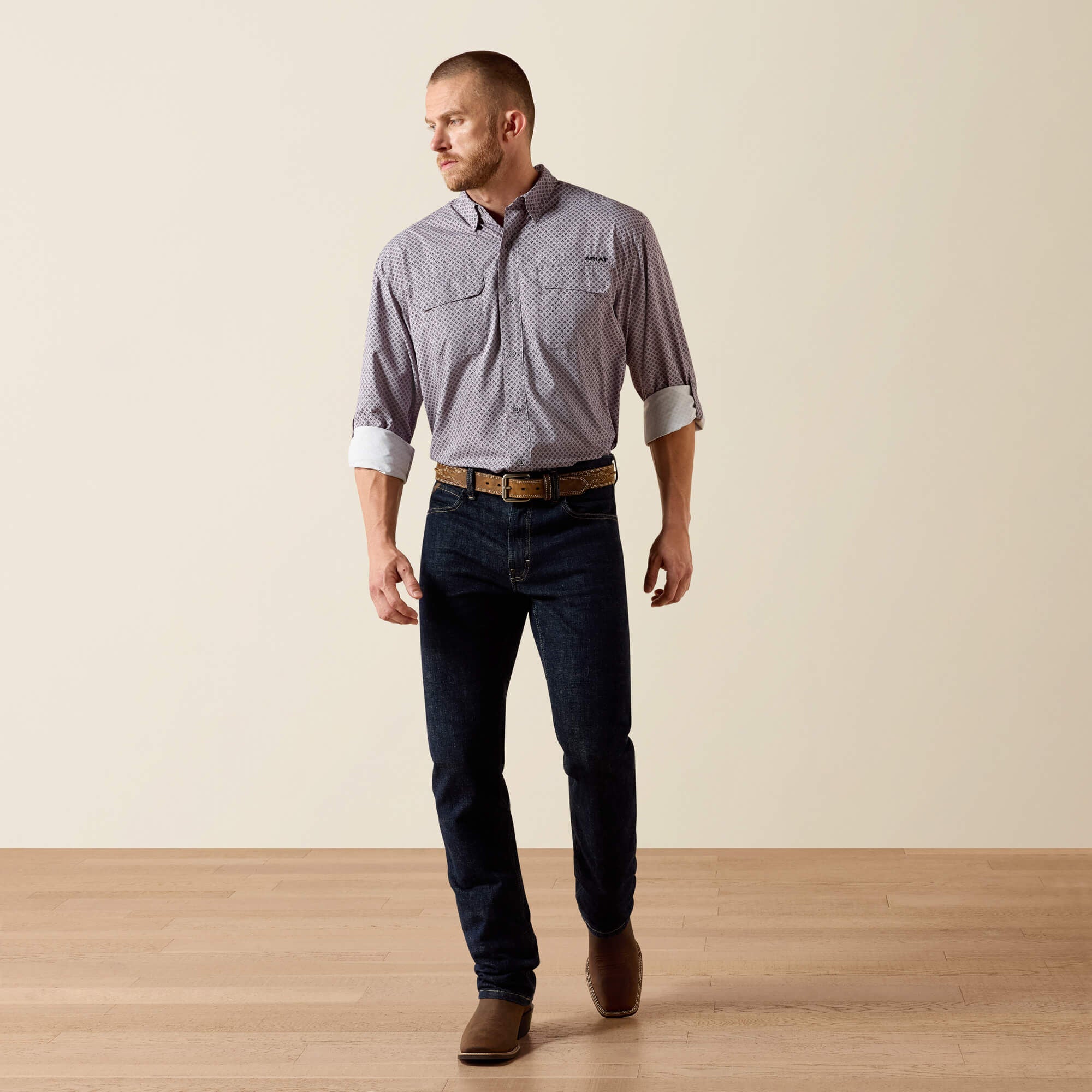 Men Printed VentTEK Outbound Classic Fit Shirt | Ariat Discount