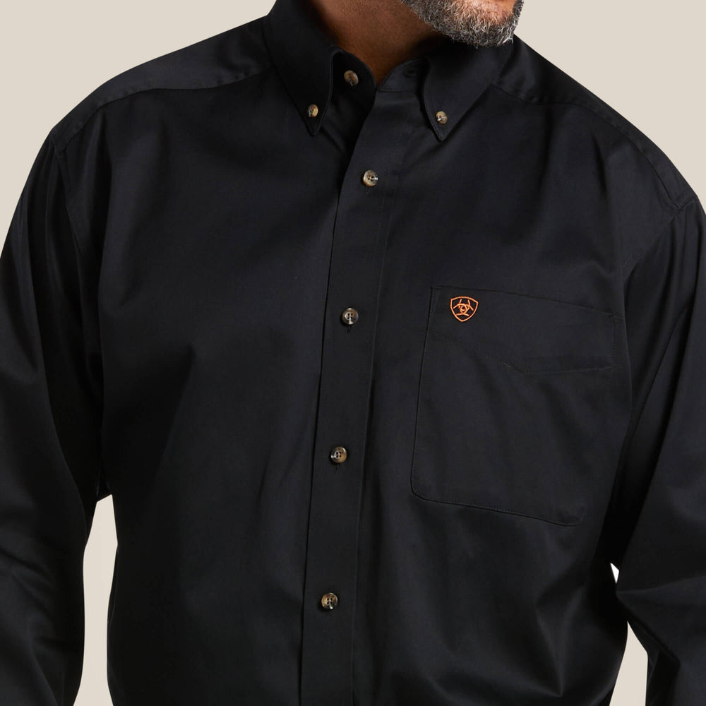 Men Solid Twill Classic Fit Shirt | Ariat Online