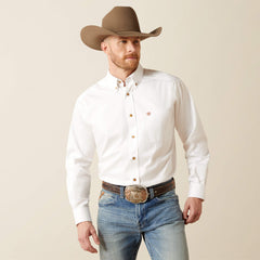Men Solid Twill Classic Fit Shirt | Ariat Outlet