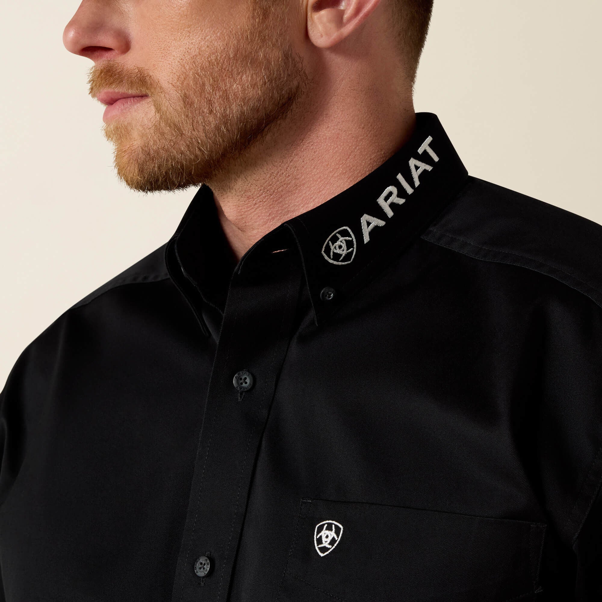 Men Team Logo Twill Classic Fit Shirt | Ariat on sale