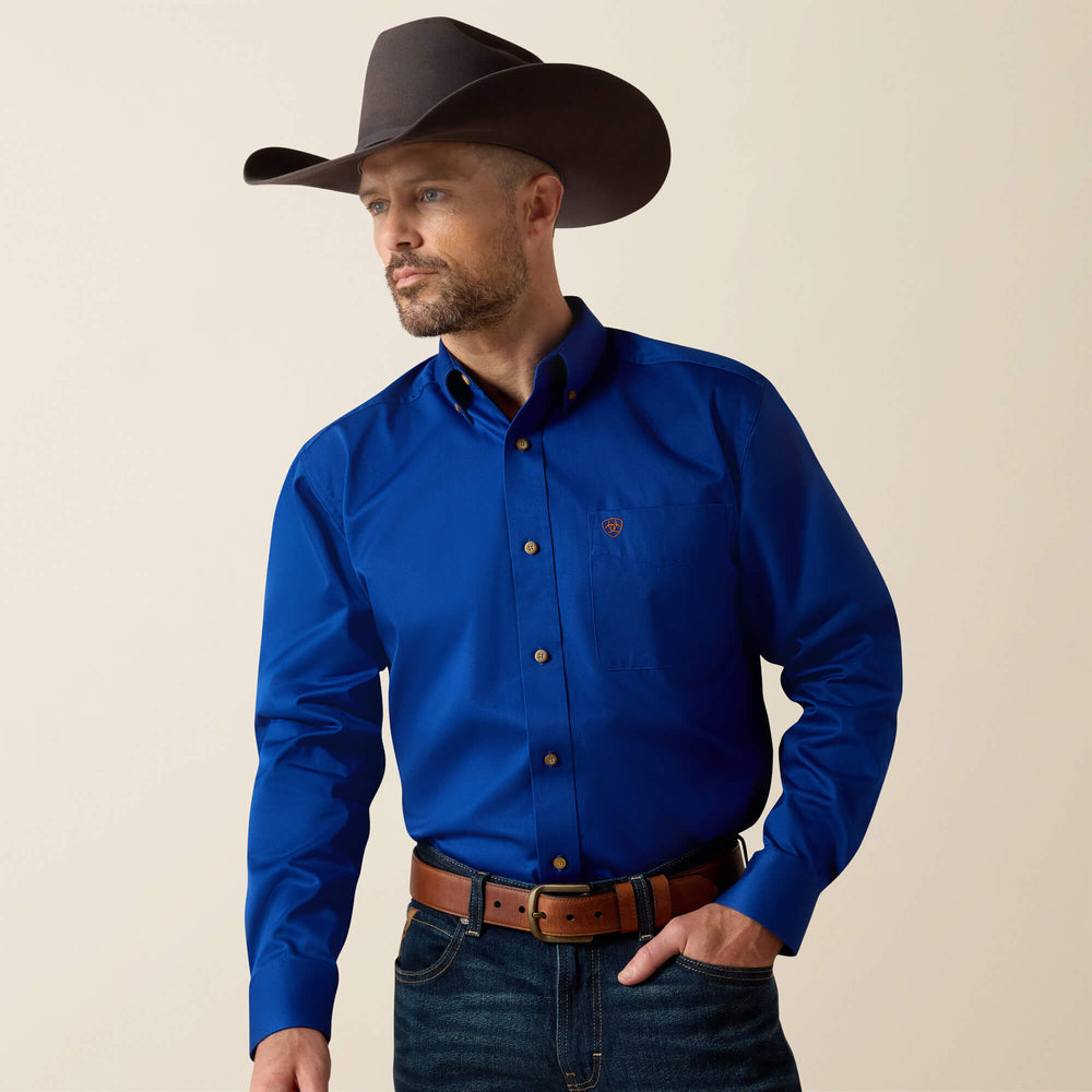 Men Solid Twill Classic Fit Shirt | Ariat for sale
