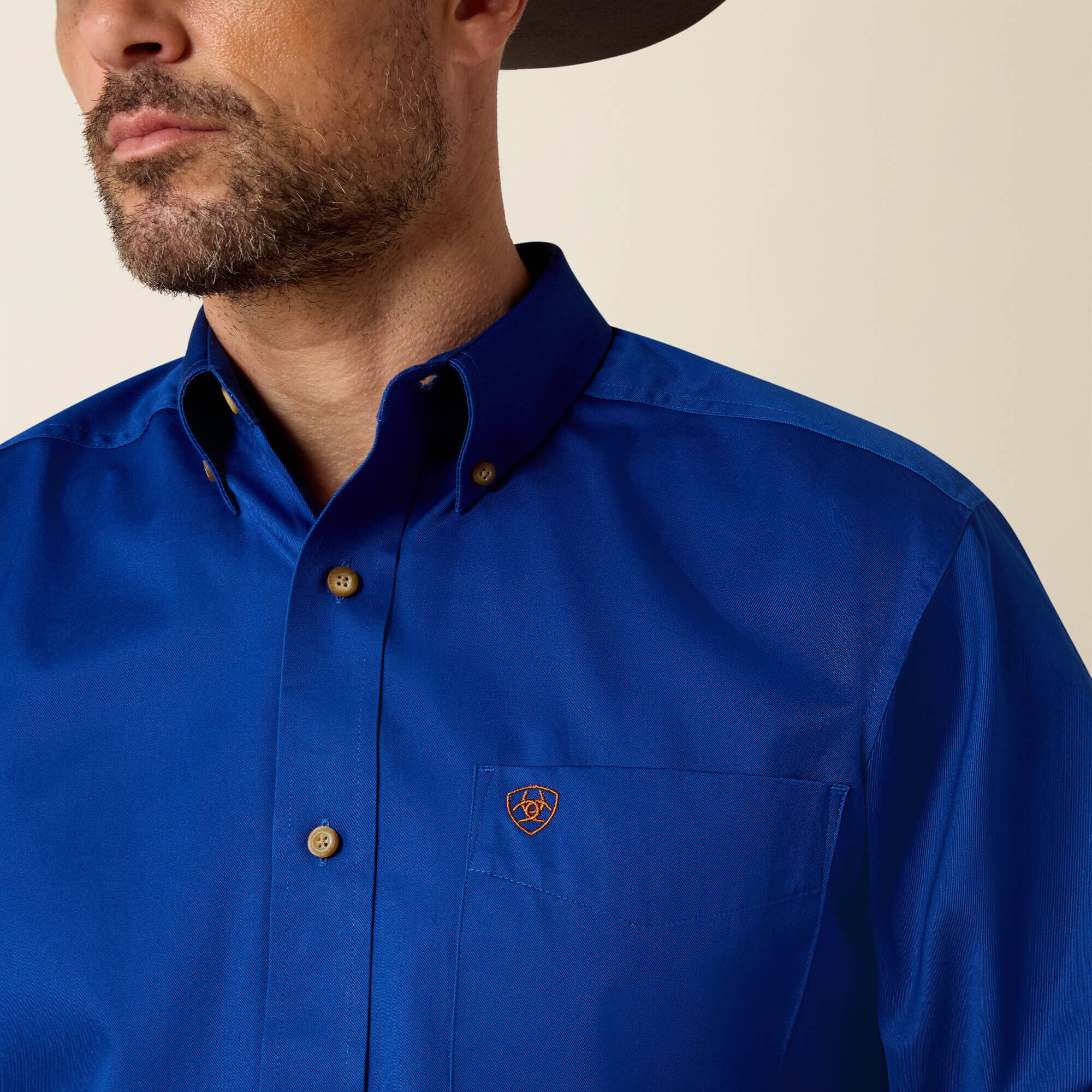Men Solid Twill Classic Fit Shirt | Ariat for sale