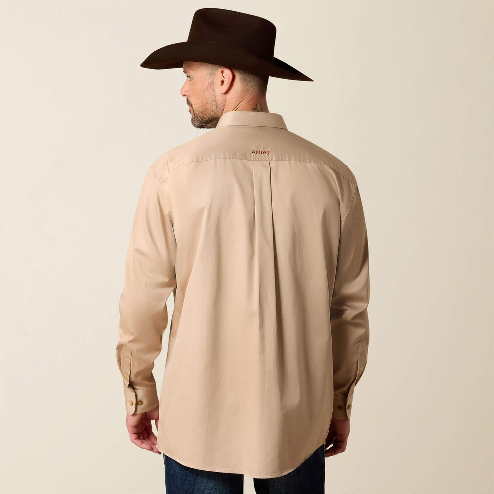 Men Solid Twill Classic Fit Shirt | Ariat