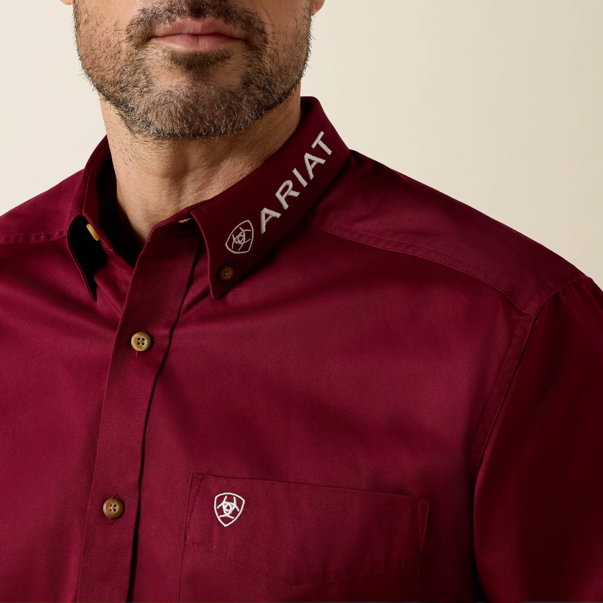 Men Team Logo Twill Classic Fit Shirt | Ariat Discount