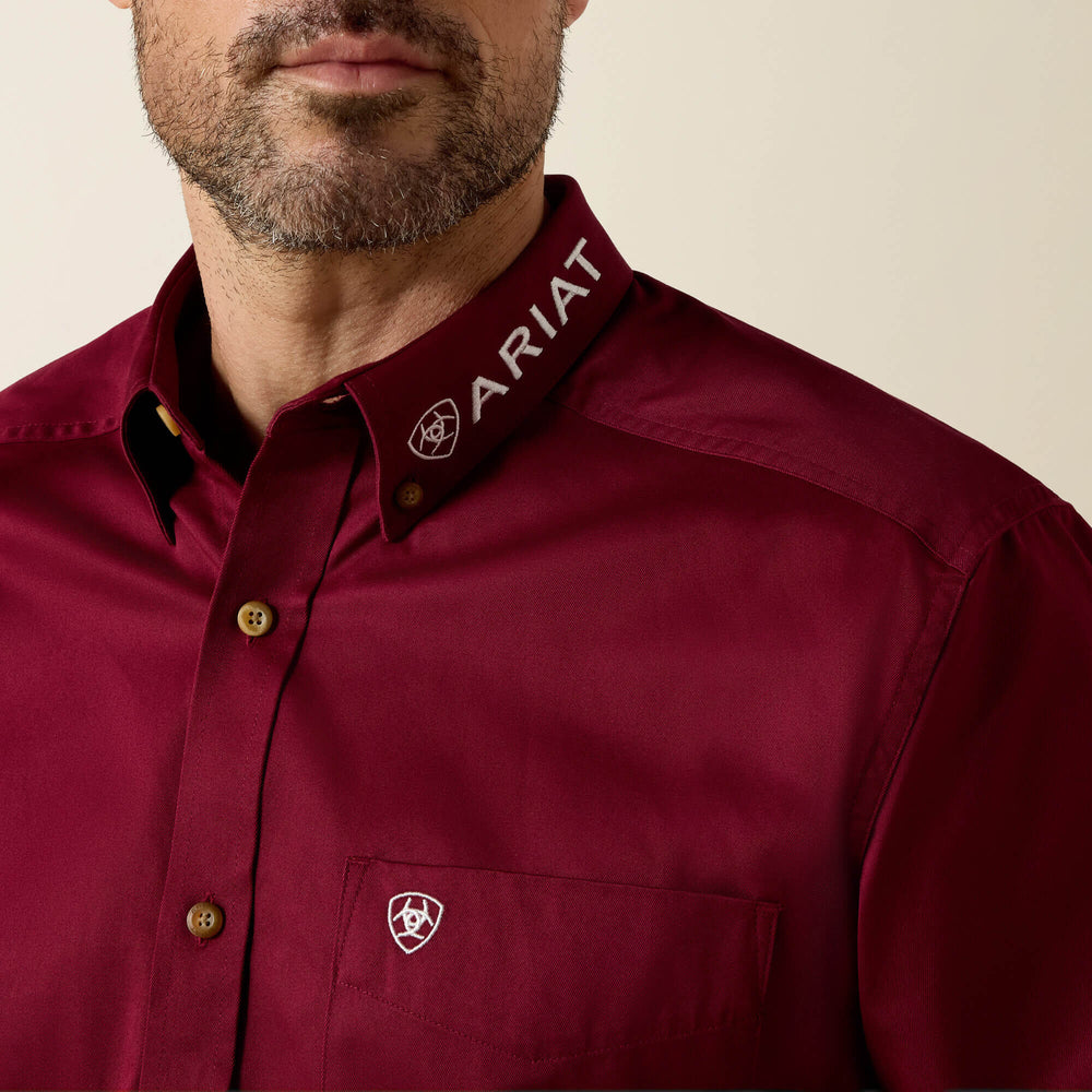 Men Team Logo Twill Classic Fit Shirt | Ariat Discount