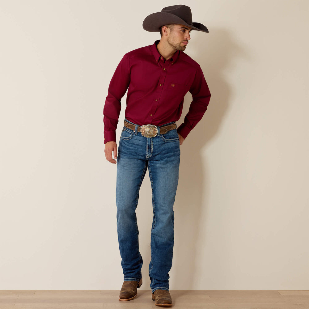Men Solid Twill Classic Fit Shirt | Ariat us