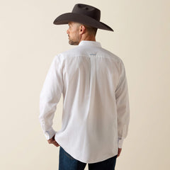 Men Wrinkle Free Solid Classic Fit Shirt | Ariat on sale