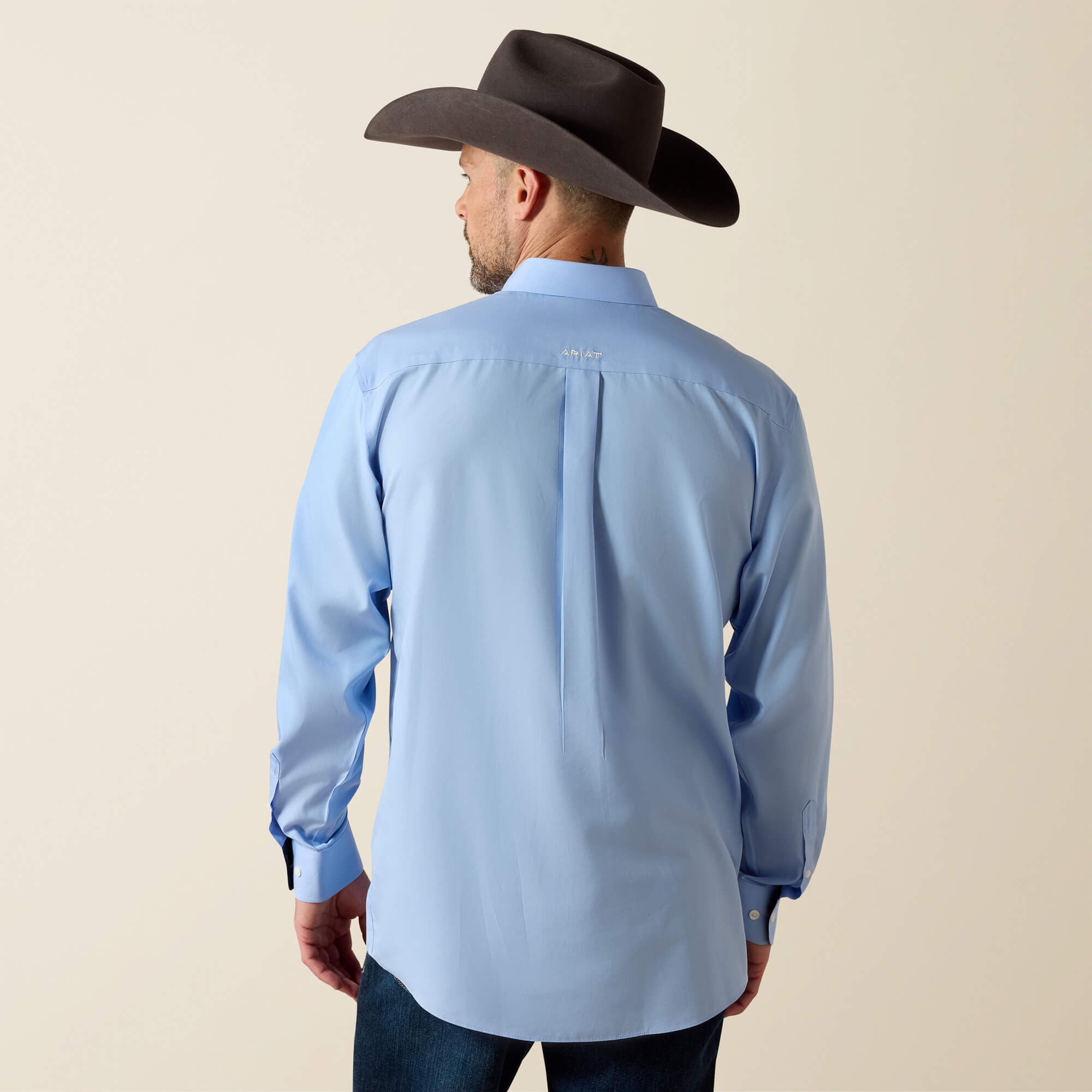 Men Wrinkle Free Solid Classic Fit Shirt | Ariat for sale