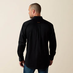 Men Solid Twill Fitted Shirt | Ariat Discount