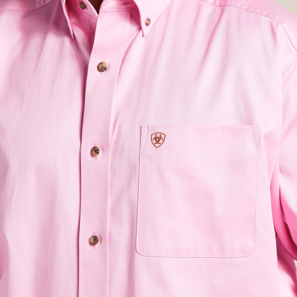 Men Solid Twill Classic Fit Shirt | Ariat Online