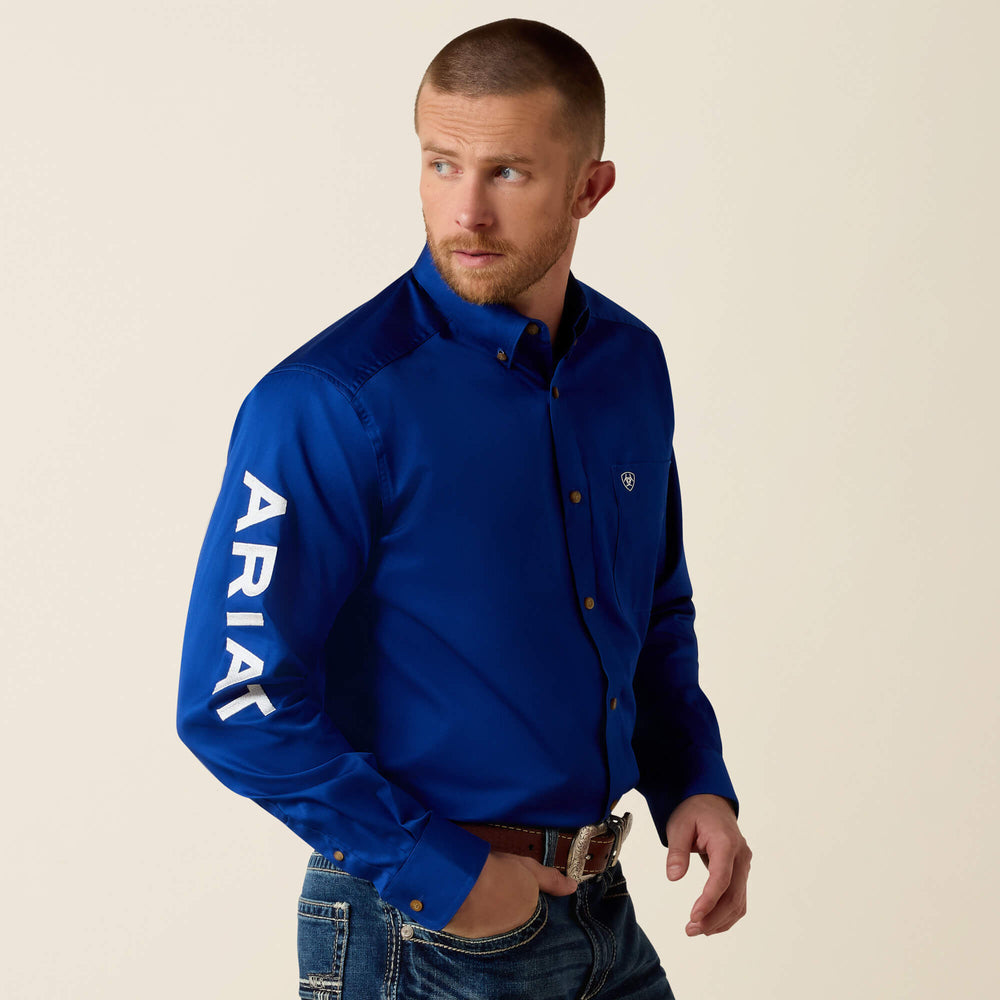 Men Team Logo Twill Classic Fit Shirt | Ariat on sale