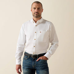 Men Solid Twill Fitted Shirt | Ariat for sale