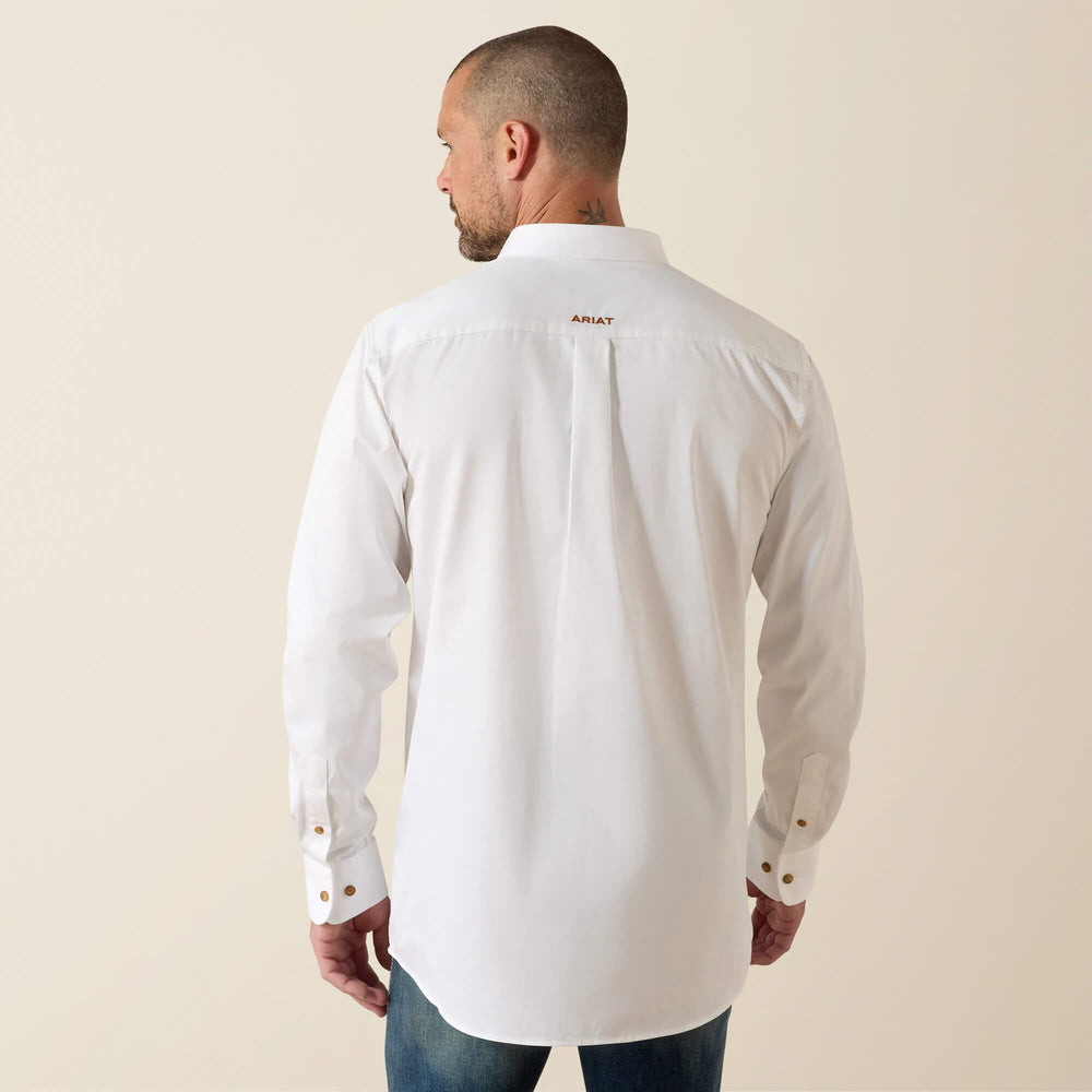 Men Solid Twill Fitted Shirt | Ariat for sale