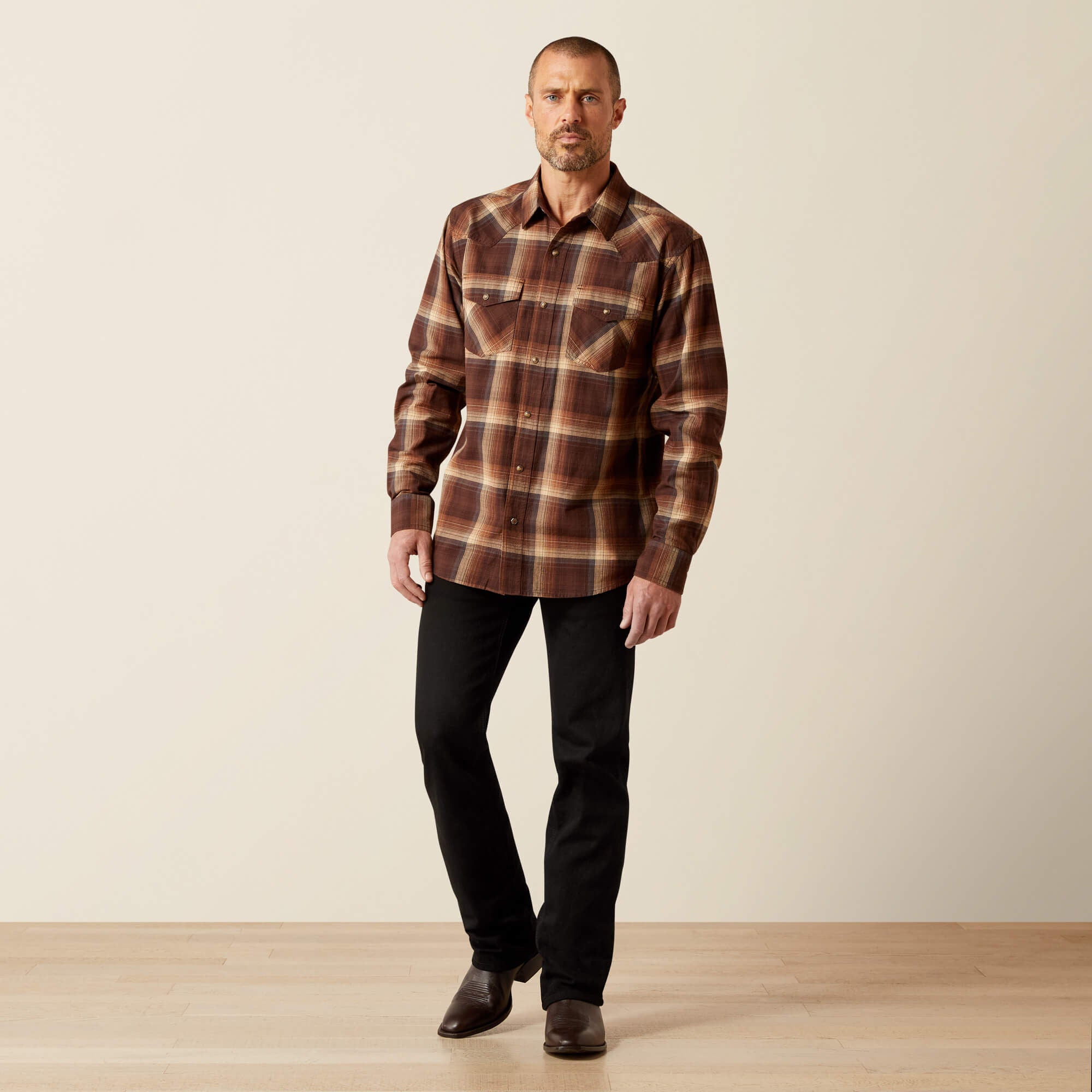 Men Hodges Retro Fit Shirt | Ariat