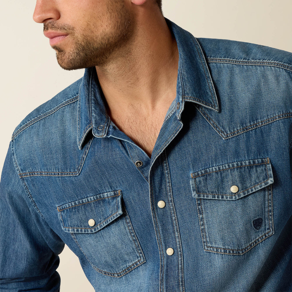 Men|Trends Denim Retro Fit Shirt | Ariat Online