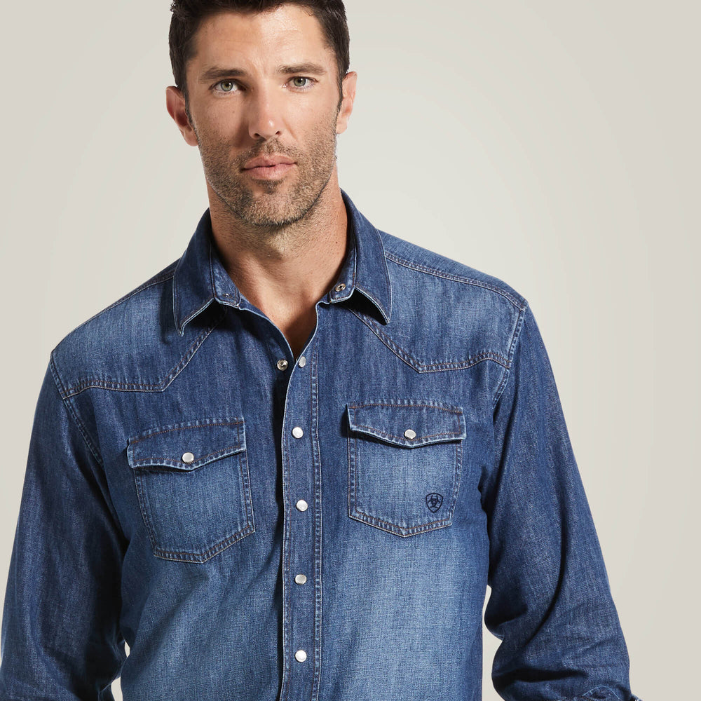 Men|Trends Denim Retro Fit Shirt | Ariat Online