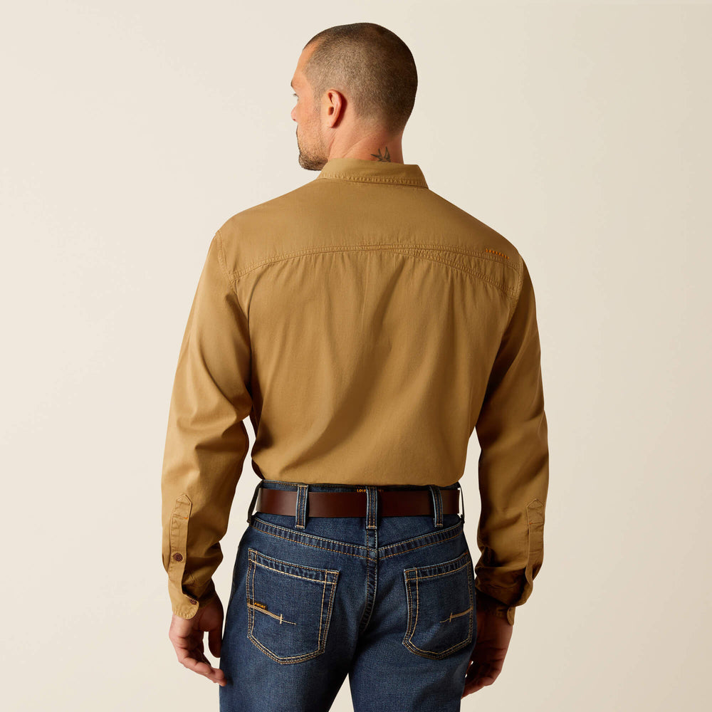 Men Rebar Washed Twill Work Shirt | Ariat us