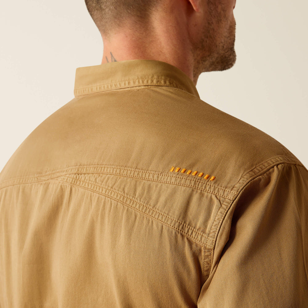 Men Rebar Washed Twill Work Shirt | Ariat us