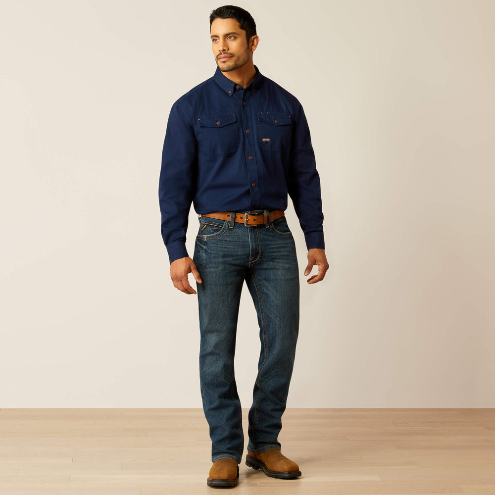 Men Rebar Washed Twill Work Shirt | Ariat Online