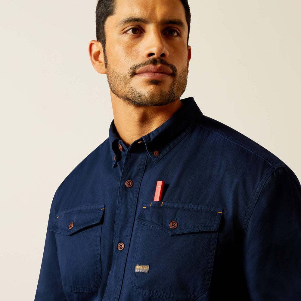 Men Rebar Washed Twill Work Shirt | Ariat Online