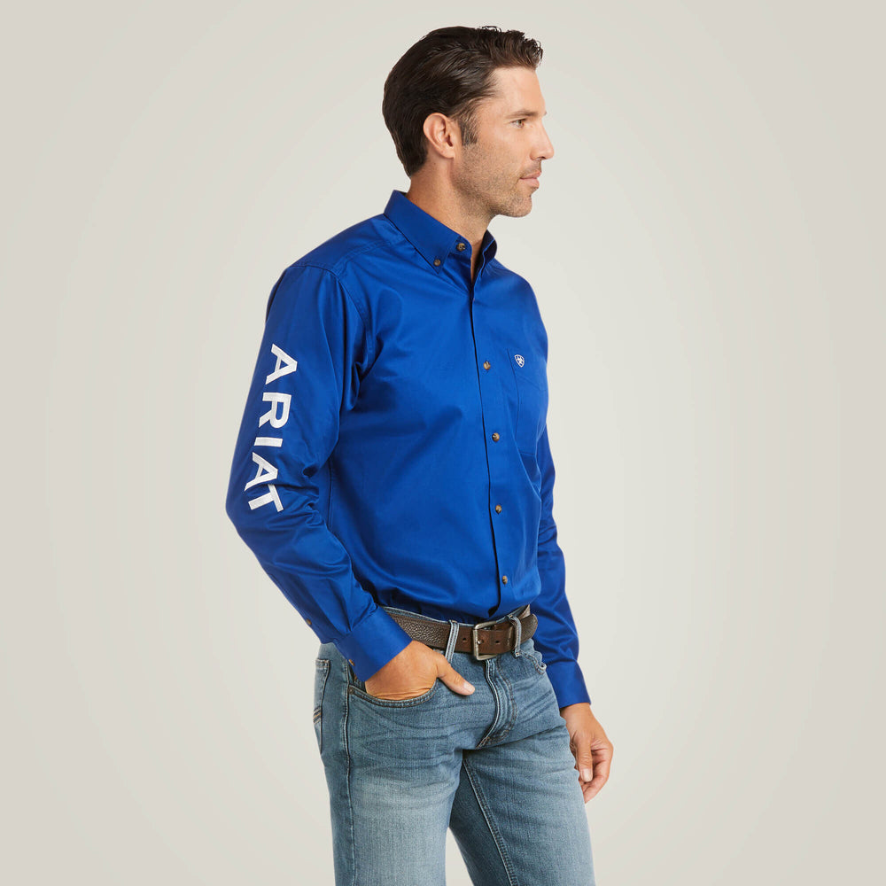 Men Team Logo Twill Fitted Shirt | Ariat on sale