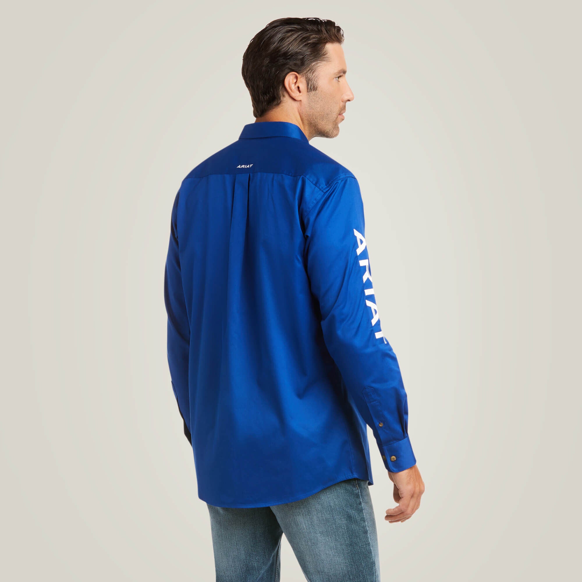 Men Team Logo Twill Fitted Shirt | Ariat on sale