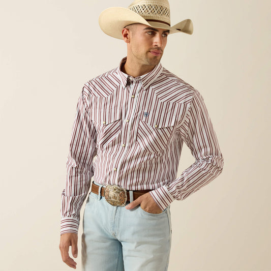 Men Pro Series Trae Fitted Snap Shirt | Ariat Online