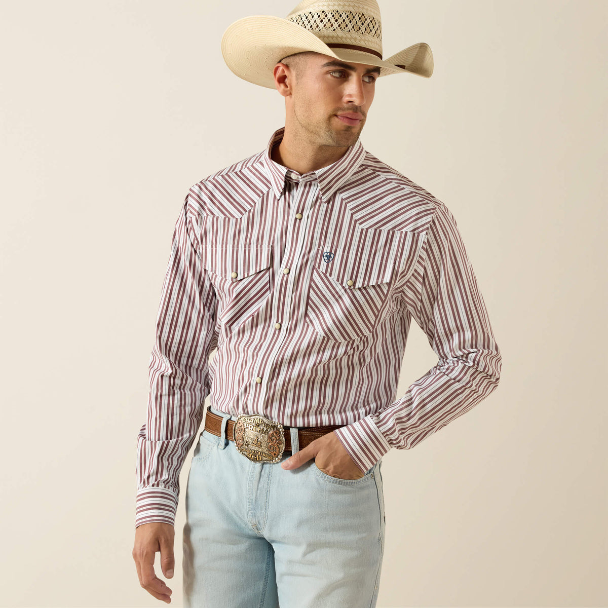 Men Pro Series Trae Fitted Snap Shirt | Ariat Online