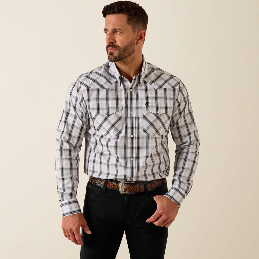 Men Wrinkle Free Ari Fitted Snap Shirt | Ariat Discount