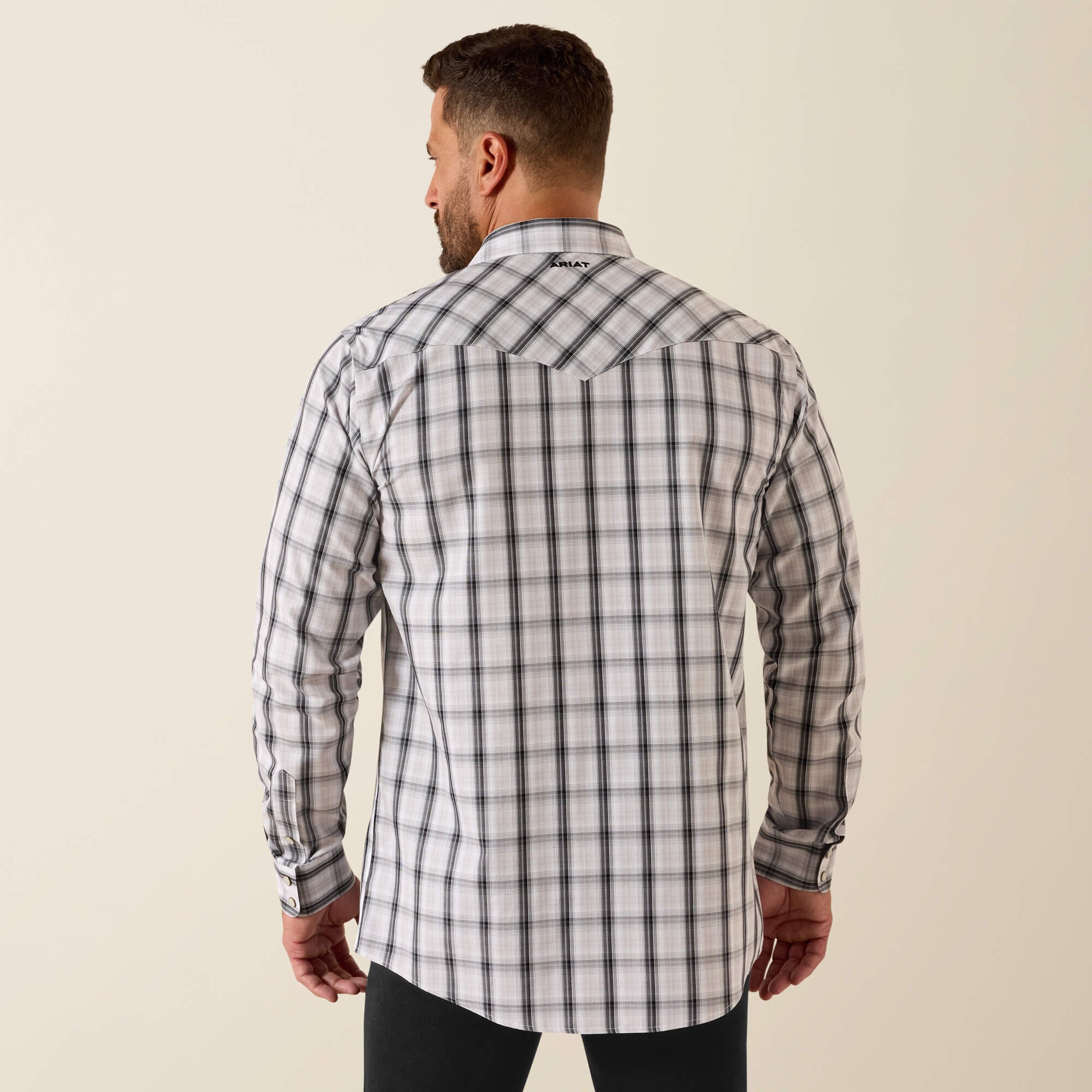 Men Wrinkle Free Ari Fitted Snap Shirt | Ariat Discount