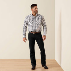 Men Wrinkle Free Ari Fitted Snap Shirt | Ariat Discount