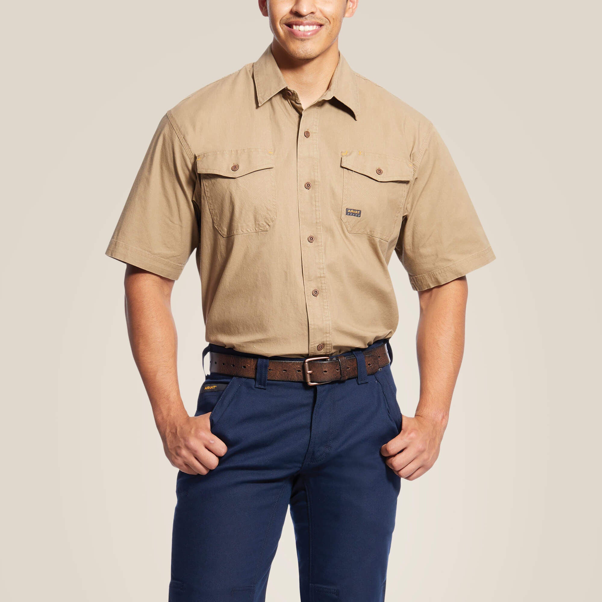 Men Rebar Made Tough DuraStretch Work Shirt | Ariat us