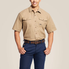Men Rebar Made Tough DuraStretch Work Shirt | Ariat us
