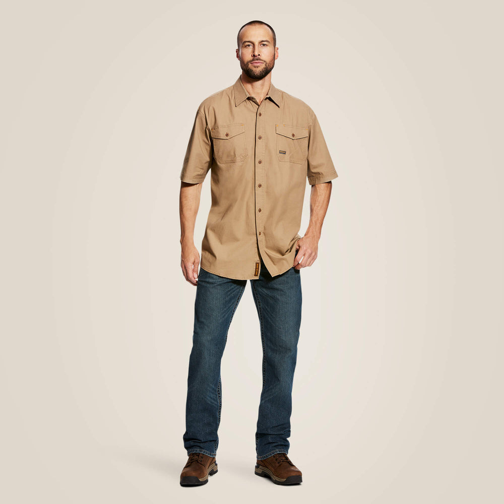 Men Rebar Made Tough DuraStretch Work Shirt | Ariat us