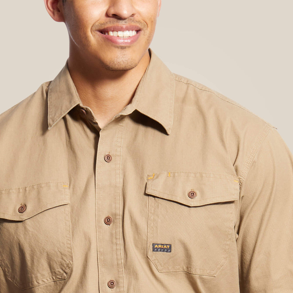 Men Rebar Made Tough DuraStretch Work Shirt | Ariat us
