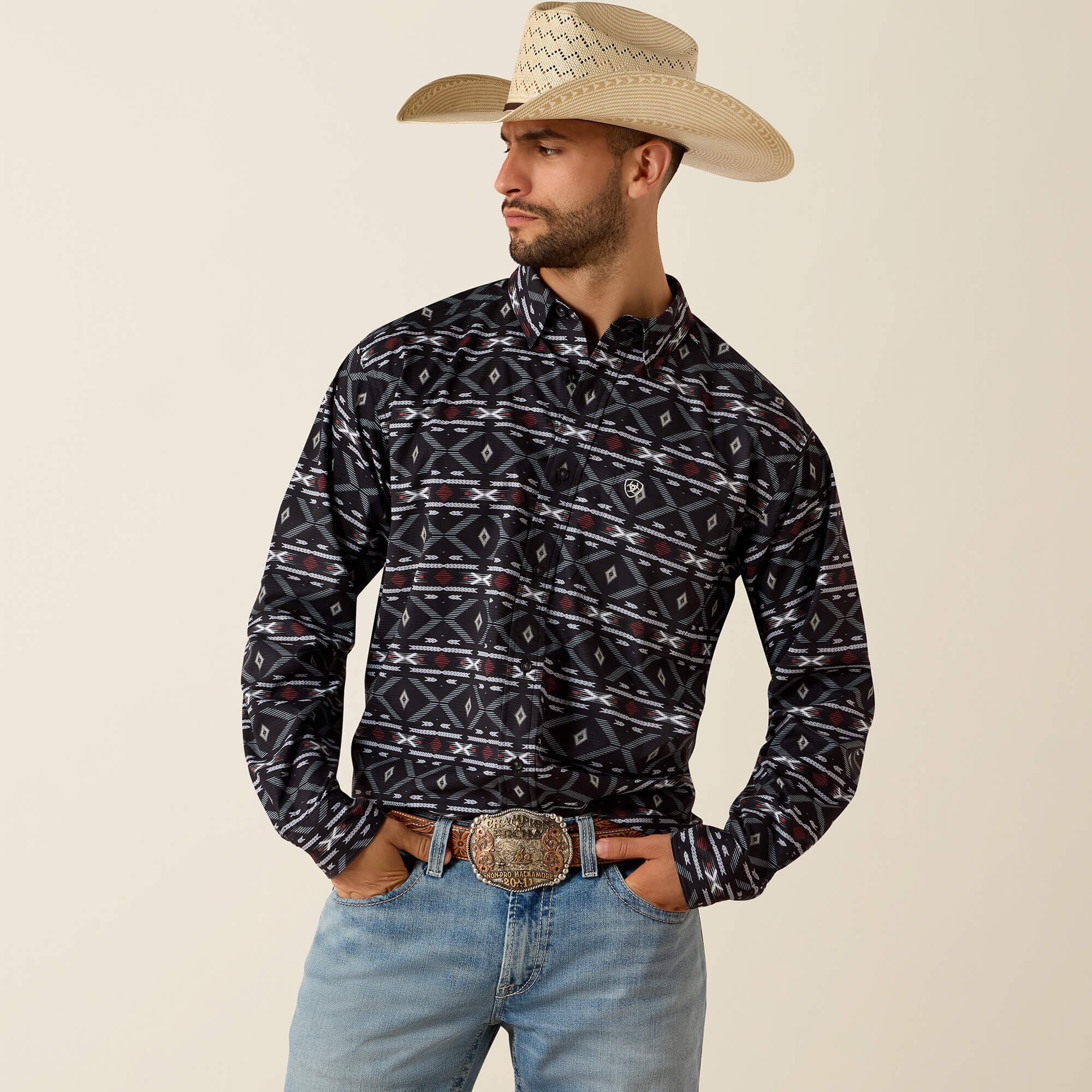 Men Printed 360 Airflow Classic Fit Shirt | Ariat near me