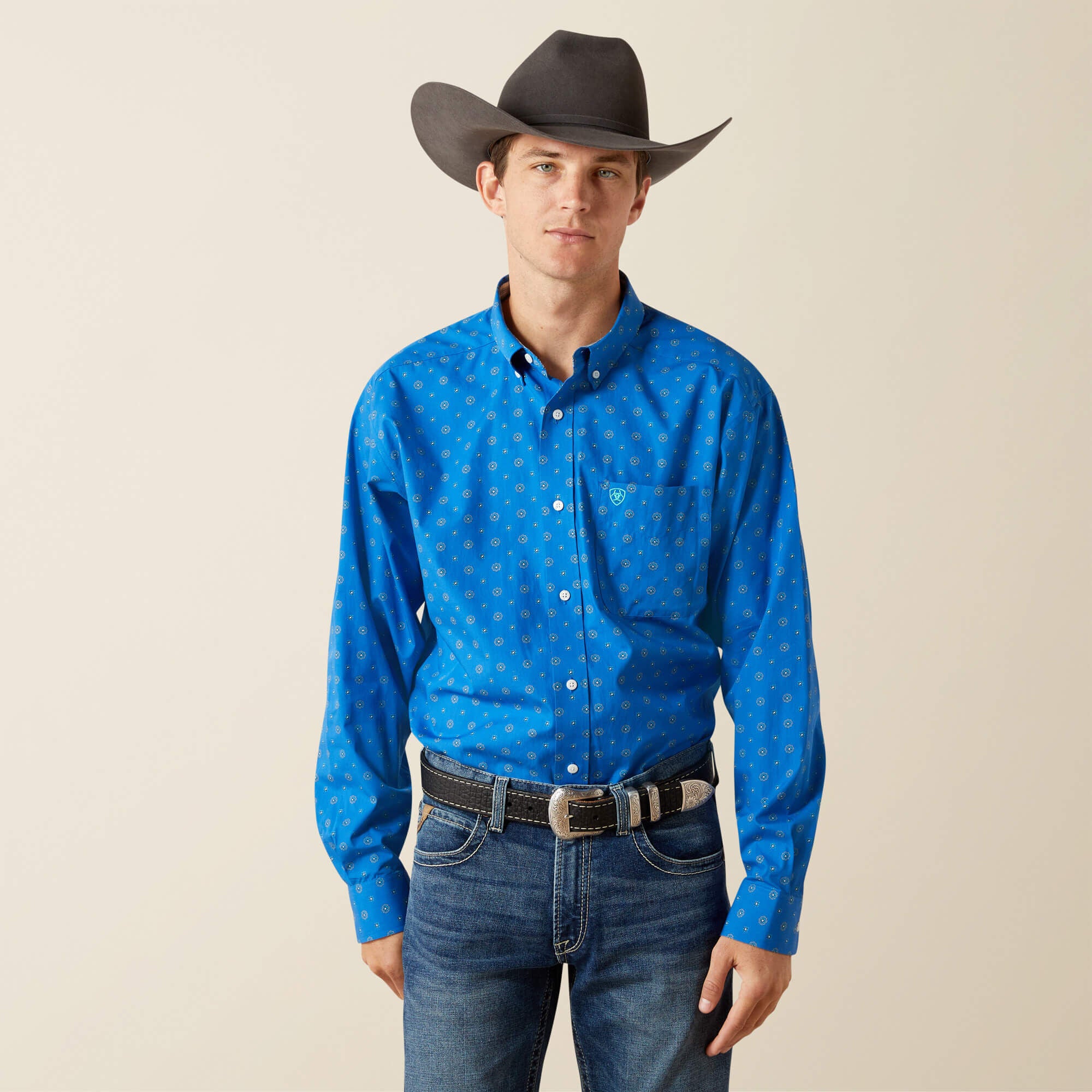 Men Wrinkle Free Carter Classic Fit Shirt | Ariat Outlet