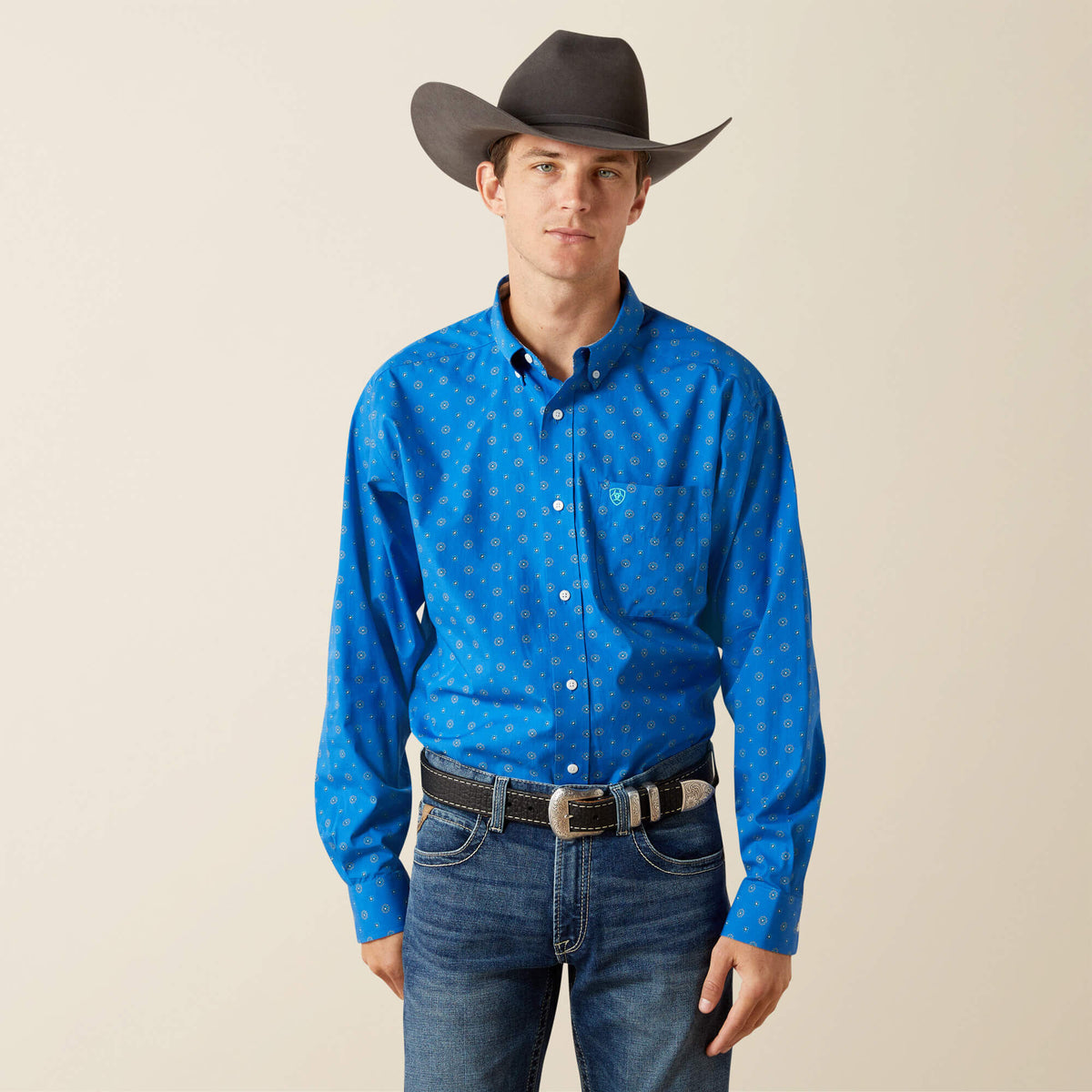 Men Wrinkle Free Carter Classic Fit Shirt | Ariat Outlet